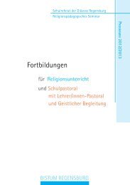 Fortbildungen - Religionspädagogisches Seminar