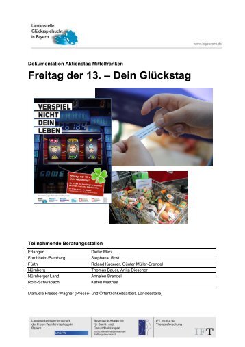 Dein Glückstag - Landesstelle Glücksspielsucht Bayern