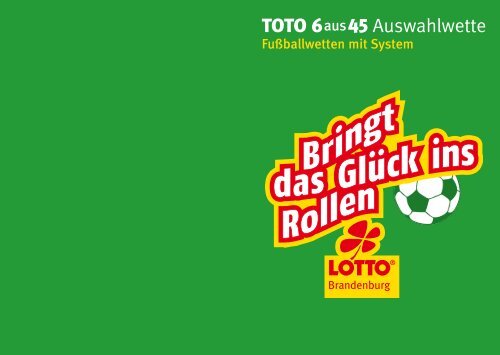 Auswahlwette 6aus45 Auswahlwette 6aus45