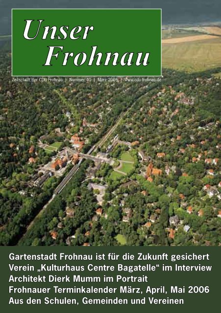 Unser Frohnau - CDU Reinickendorf