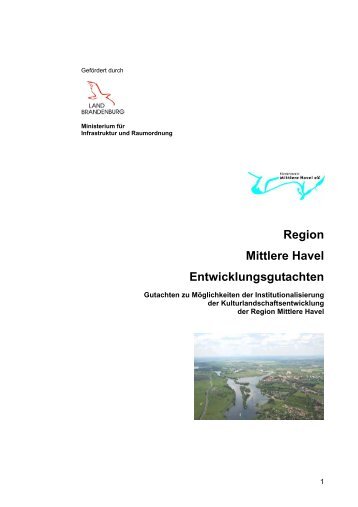 Region Mittlere Havel Entwicklungsgutachten - rent o point