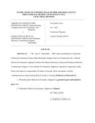 Philadelphia Court of Common Pleas - The Philadelphia Courts