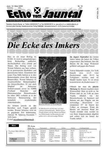 Die Ecke des Imkers