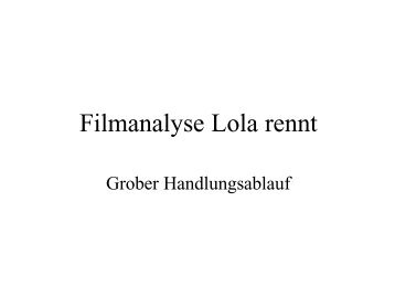 02 - Filmanalyse Lola rennt - horn-netz.de