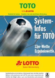 System-Infos für TOTO 13er-Tipp - Lotto