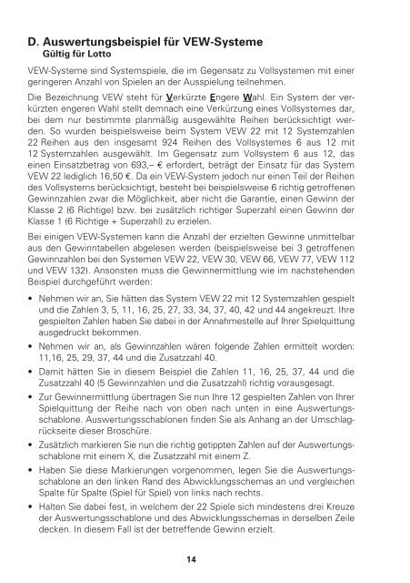 System-Infos für LOTTO 6aus49