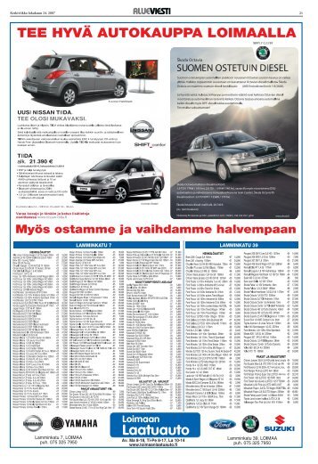21 Keskiviikko lokakuun 24. 2007