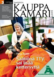 Kauppa Kamari - Tampereen kauppakamarilehti