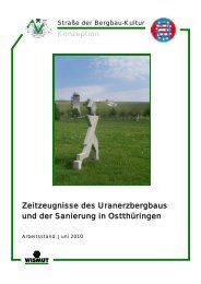 Zeitzeugnisse des Uranerzbergbaus und der Sanierung in ...