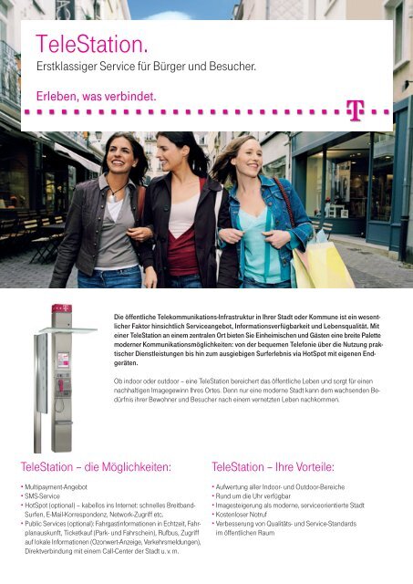 Produktblatt Telestation - Telekom