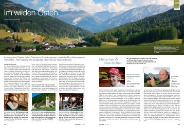 schweizer naturpärke entdecken i biosfera val müstair – parc naziunal