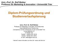 Prof. Dr. Rolf Weiber - Integrierte Einführung