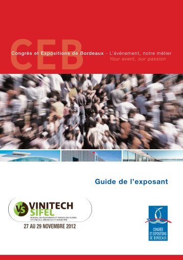 Guide de l'exposant 2012 - Vinitech