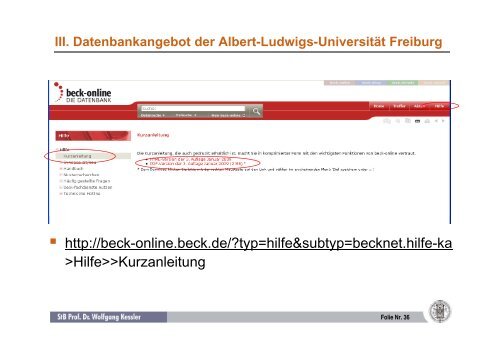 II. Nützliche Internetseiten - Lehrstuhl für Betriebswirtschaftliche ...