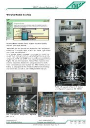 Universal Radial Inserters - AdoptSMT Europe GmbH