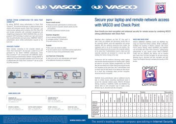 Check Point Leaflet - Vasco