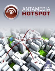 Antamedia HotSpot Manual