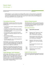 SUSE Manager Documentation