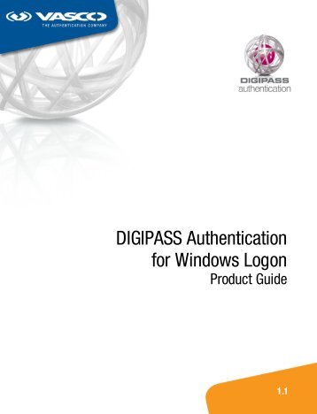 DIGIPASS Authentication for Windows Logon - Vasco