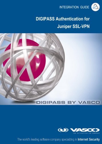 DIGIPASS Authentication for Juniper SSL-VPN - Vasco