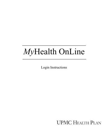 Login Instructions - UPMC Health Plan