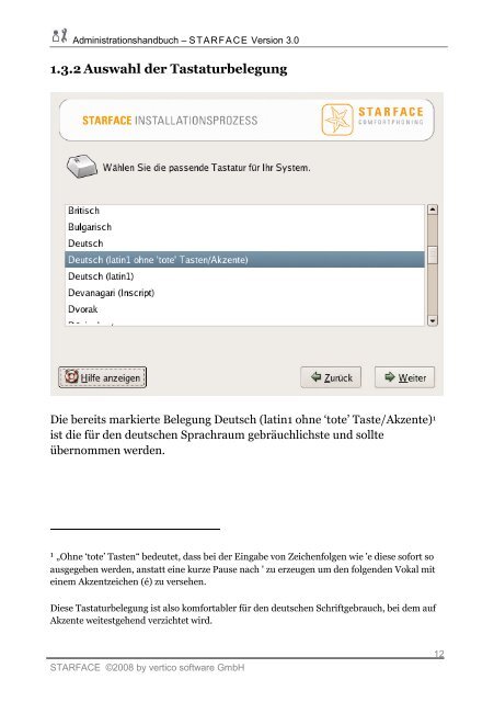 Administrationshandbuch für STARFACE Version 3.0