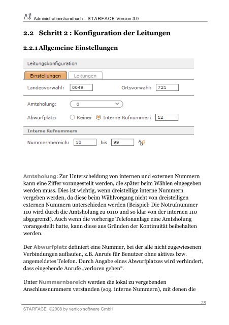 Administrationshandbuch für STARFACE Version 3.0