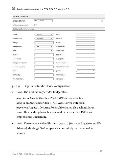 Administrationshandbuch für STARFACE Version 3.0