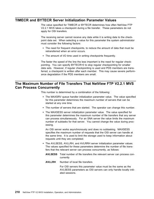 Chapter 3. Operating NetView FTP V2.2.1 MVS - IBM