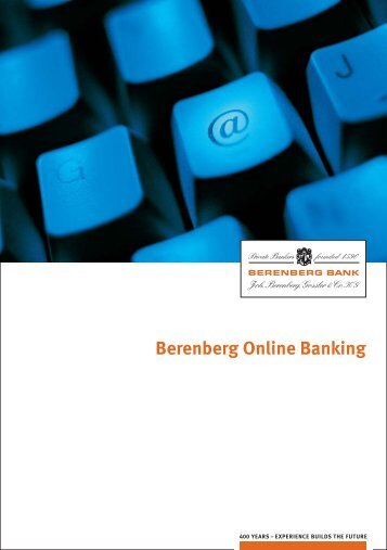 Welcome to Berenberg Online Banking - Berenberg Bank