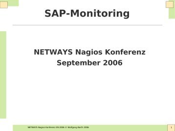 SAP-Monitoring