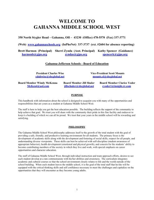 gahanna middle school west - Gahanna Jefferson Public Schools