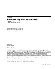 Software Input/Output Guide X11 Administration ... - paulmick.com