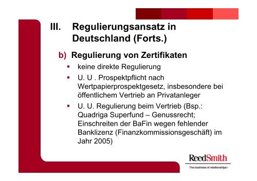 Regulierung von Hedgefonds in Deutschland - eine kritische ...