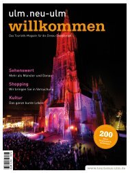 Stadtmagazin ulm.neu-ulm 2011 - stw unisono