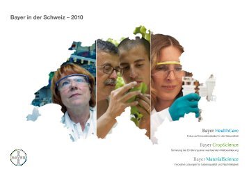 Bayer in der Schweiz - 2010