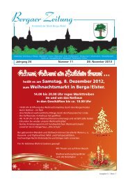 Amtsblatt 11-2012 - Stadt Berga/Elster