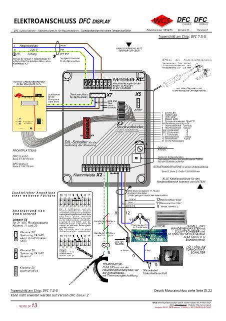 ELEKTROANSCHLUSS DFC DISPLAY - WGS
