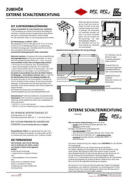 ELEKTROANSCHLUSS DFC DISPLAY - WGS