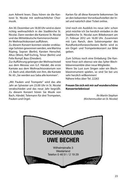 PDF, ca. 1,2 MB - Ev.-luth. Kirchengemeinde Westerland/Sylt