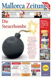 Mallorca Zeitung Nr. 657, 6.-12. Dez. 2012