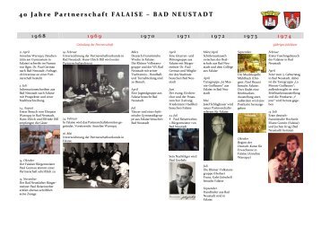 Plakat-40 Jahre Partnerschaft FALAISE-neu - Stadt Bad Neustadt ...