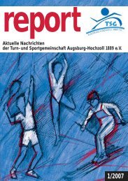 tsgreport0107.pdf (ca. 2,80MB) - TSG Augsburg-Hochzoll 1889 eV