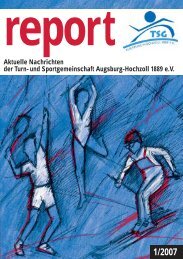 tsgreport0107.pdf (ca. 2,80MB) - TSG Augsburg-Hochzoll 1889 eV