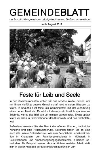 Gemeindeblatt von Juni 2012 - Apostelkirche Leipzig ...