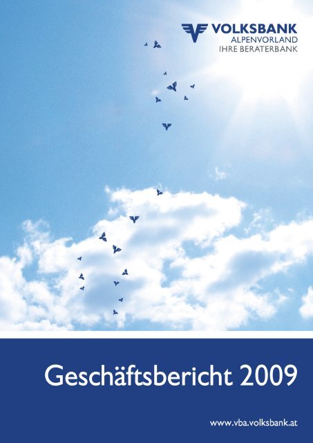 Geschäftsbericht 2009 - Volksbank Alpenvorland