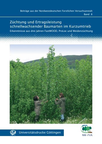 Züchtung und Ertragsleistung schnellwachsender Baumarten im ...