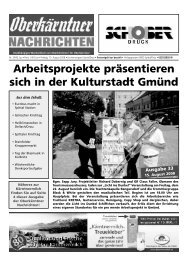 Unabhängiges Wochenblatt von Oberkärntnern für Oberkärntner