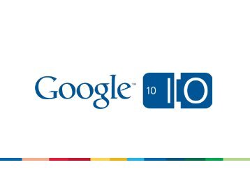 Google I/O - GWT Linkers