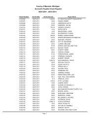 BK: Consolidated Check Register Short - Macomb County